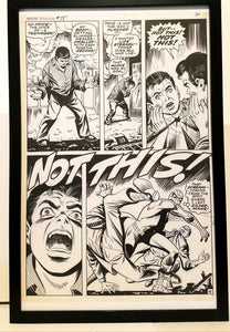 Amazing Spider-Man #75 pg. 16 John Romita 11x17 FRAMED Original Art Poster Marvel Comics