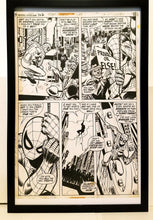 Load image into Gallery viewer, Amazing Spider-Man #106 pg. 13 John Romita 11x17 FRAMED Original Art Poster Marvel Comics
