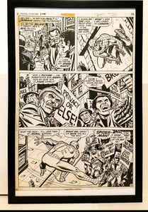Amazing Spider-Man #106 pg. 12 John Romita 11x17 FRAMED Original Art Poster Marvel Comics