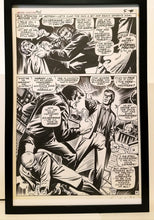 Load image into Gallery viewer, Amazing Spider-Man #75 pg. 4 John Romita 11x17 FRAMED Original Art Poster Marvel Comics
