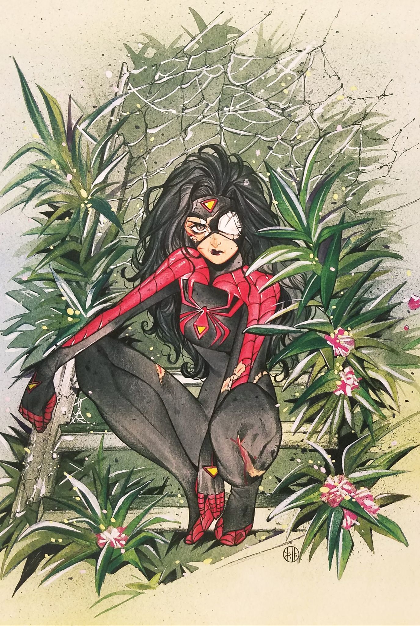 Spider-Woman by Peach Momoko 9.5x14.25 Art Print Marvel Comics