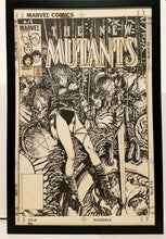 Load image into Gallery viewer, New Mutants #36 by Barry Windsor-Smith 11x17 FRAMED Original Art Poster Marvel Comics
