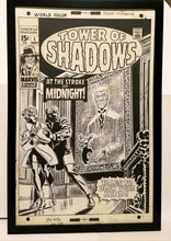 Load image into Gallery viewer, Tower of Shadows #1 by John Romita 11x17 FRAMED Original Art Poster Marvel Comics
