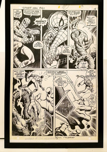Amazing Spider-Man #67 pg. 14 John Romita 11x17 FRAMED Original Art Poster Marvel Comics