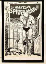 Load image into Gallery viewer, Amazing Spider-Man #75 by John Romita 11x17 FRAMED Original Art Poster Marvel Comics Poster
