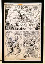 Load image into Gallery viewer, Amazing Spider-Man #106 pg. 19 John Romita 11x17 FRAMED Original Art Poster Marvel Comics
