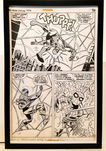 Amazing Spider-Man #106 pg. 19 John Romita 11x17 FRAMED Original Art Poster Marvel Comics