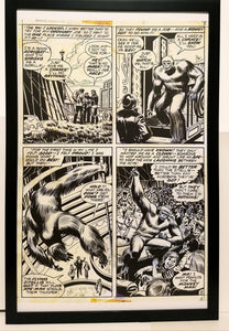 Amazing Spider-Man #110 pg. 8 John Romita 11x17 FRAMED Original Art Poster Marvel Comics