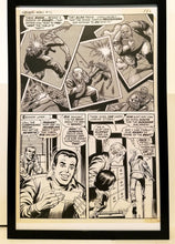 Load image into Gallery viewer, Amazing Spider-Man #71 pg. 10 John Romita 11x17 FRAMED Original Art Poster Marvel Comics
