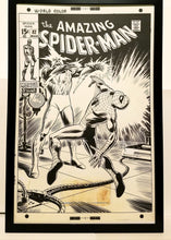 Load image into Gallery viewer, Amazing Spider-Man #82 Variant by John Romita 11x17 FRAMED Original Art Poster Marvel Comics Poster
