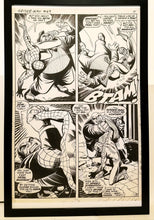 Load image into Gallery viewer, Amazing Spider-Man #69 pg. 13 John Romita 11x17 FRAMED Original Art Poster Marvel Comics
