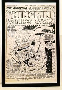 Amazing Spider-Man #84 pg. 1 11x17 FRAMED Original Art Poster Marvel Comics