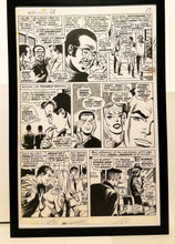 Load image into Gallery viewer, Amazing Spider-Man #68 pg. 7 John Romita 11x17 FRAMED Original Art Poster Marvel Comics
