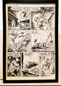 Amazing Spider-Man #84 pg. 14 11x17 FRAMED Original Art Poster Marvel Comics