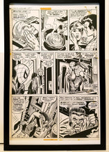 Load image into Gallery viewer, Amazing Spider-Man #106 pg. 5 John Romita 11x17 FRAMED Original Art Poster Marvel Comics
