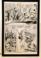 Load image into Gallery viewer, Amazing Spider-Man #106 pg. 10 John Romita 11x17 FRAMED Original Art Poster Marvel Comics
