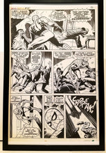 Load image into Gallery viewer, Amazing Spider-Man #75 pg. 17 John Romita 11x17 FRAMED Original Art Poster Marvel Comics
