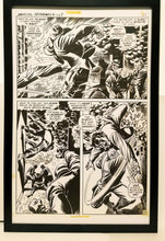 Load image into Gallery viewer, Amazing Spider-Man #108 pg. 18 John Romita 11x17 FRAMED Original Art Poster Marvel Comics

