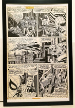 Load image into Gallery viewer, Amazing Spider-Man #109 pg. 21 John Romita 11x17 FRAMED Original Art Poster Marvel Comics

