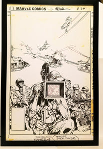 Nam #4 by Michael Golden 11x17 FRAMED Original Art Poster Marvel Comics