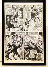 Load image into Gallery viewer, Amazing Spider-Man #75 pg. 6 John Romita 11x17 FRAMED Original Art Poster Marvel Comics
