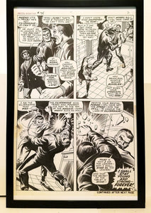 Amazing Spider-Man #75 pg. 6 John Romita 11x17 FRAMED Original Art Poster Marvel Comics