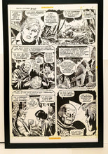 Load image into Gallery viewer, Amazing Spider-Man #108 pg. 8 John Romita 11x17 FRAMED Original Art Poster Marvel Comics
