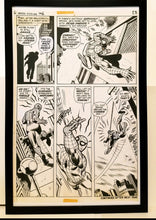 Load image into Gallery viewer, Amazing Spider-Man #106 pg. 18 John Romita 11x17 FRAMED Original Art Poster Marvel Comics
