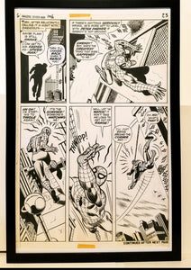 Amazing Spider-Man #106 pg. 18 John Romita 11x17 FRAMED Original Art Poster Marvel Comics