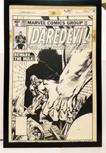 Load image into Gallery viewer, Daredevil #163 by Frank Miller 11x17 FRAMED Original Art Poster Marvel Comics

