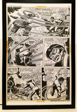 Load image into Gallery viewer, Amazing Spider-Man #115 pg. 7 John Romita 11x17 FRAMED Original Art Poster Marvel Comics
