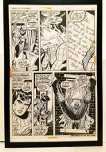 Load image into Gallery viewer, Amazing Spider-Man #111 pg. 6 John Romita 11x17 FRAMED Original Art Poster Marvel Comics
