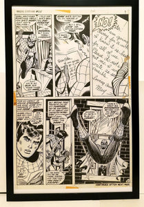 Amazing Spider-Man #111 pg. 6 John Romita 11x17 FRAMED Original Art Poster Marvel Comics