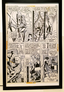 Amazing Spider-Man #115 pg. 10 John Romita 11x17 FRAMED Original Art Poster Marvel Comics