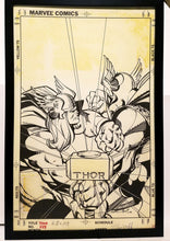 Load image into Gallery viewer, Thor #338 by Walt Simonson 11x17 FRAMED Original Art Poster Marvel Comics
