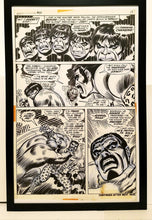 Load image into Gallery viewer, Amazing Spider-Man #111 pg. 11 John Romita 11x17 FRAMED Original Art Poster Marvel Comics
