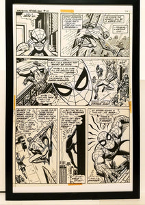 Amazing Spider-Man #111 pg. 16 John Romita 11x17 FRAMED Original Art Poster Marvel Comics