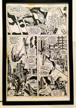 Load image into Gallery viewer, Amazing Spider-Man #112 pg. 6 John Romita 11x17 FRAMED Original Art Poster Marvel Comics
