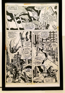Amazing Spider-Man #112 pg. 6 John Romita 11x17 FRAMED Original Art Poster Marvel Comics
