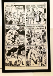 Amazing Spider-Man #68 pg. 5 John Romita 11x17 FRAMED Original Art Poster Marvel Comics