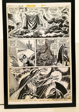Load image into Gallery viewer, Amazing Spider-Man #109 pg. 19 John Romita 11x17 FRAMED Original Art Poster Marvel Comics

