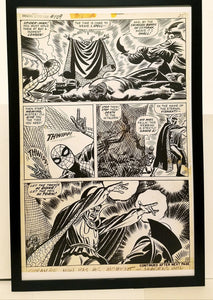Amazing Spider-Man #109 pg. 19 John Romita 11x17 FRAMED Original Art Poster Marvel Comics