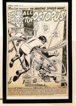 Load image into Gallery viewer, Amazing Spider-Man #113 pg. 1 11x17 FRAMED Original Art Poster Marvel Comics
