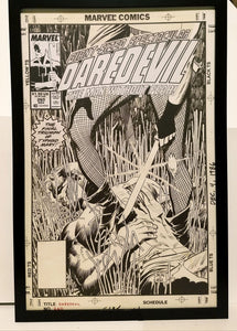 Daredevil #260 by John Romita Jr 11x17 FRAMED Original Art Poster Marvel Comics