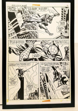 Load image into Gallery viewer, Amazing Spider-Man #108 pg. 12 John Romita 11x17 FRAMED Original Art Poster Marvel Comics
