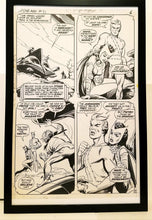 Load image into Gallery viewer, Amazing Spider-Man #71 pg. 5 John Romita 11x17 FRAMED Original Art Poster Wandavision
