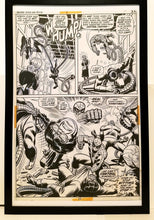 Load image into Gallery viewer, Amazing Spider-Man #115 pg. 22 John Romita 11x17 FRAMED Original Art Poster Marvel Comics
