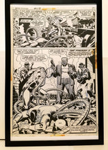 Load image into Gallery viewer, Amazing Spider-Man #113 pg. 31 by John Romita 11x17 FRAMED Original Art Poster Marvel Comics
