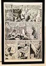 Load image into Gallery viewer, Amazing Spider-Man #115 pg. 5 John Romita 11x17 FRAMED Original Art Poster Marvel Comics
