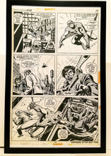 Load image into Gallery viewer, Amazing Spider-Man #112 pg. 19 John Romita 11x17 FRAMED Original Art Poster Marvel Comics
